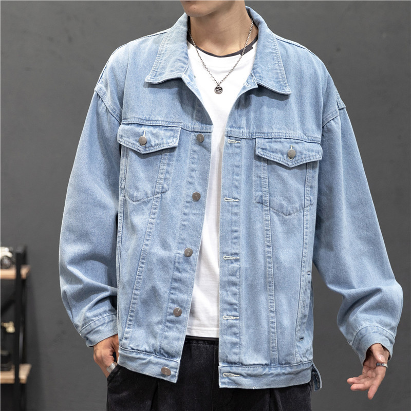 Mens Fashion Bomber Jacket - New Denim Jacket uomo Vintage Jean