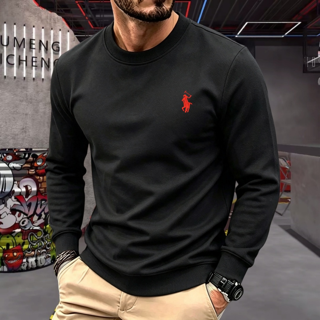 Men'S Fashion Brand - T-shirt da uomo a maniche lunghe
