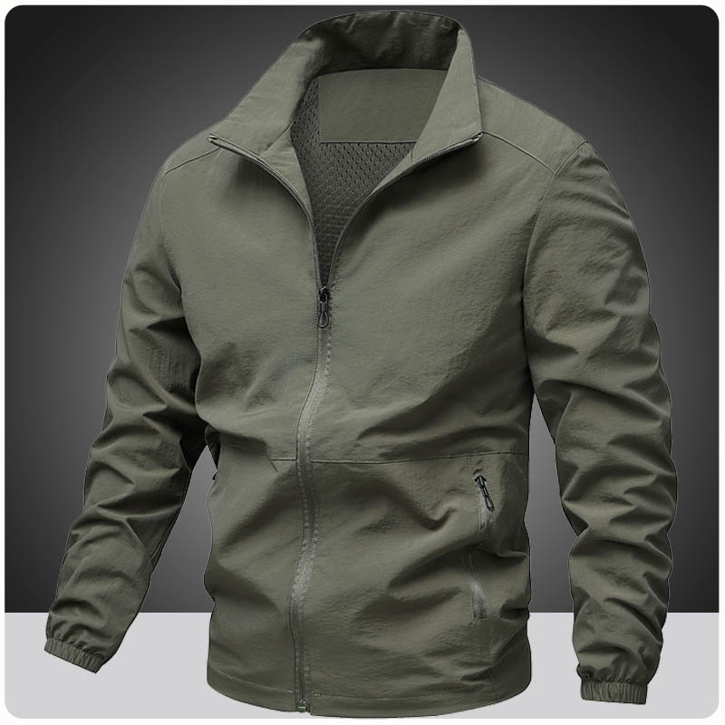 Mens Fashion Bomber Jacket - Giacca college leggera primaverile Giacca bomber
