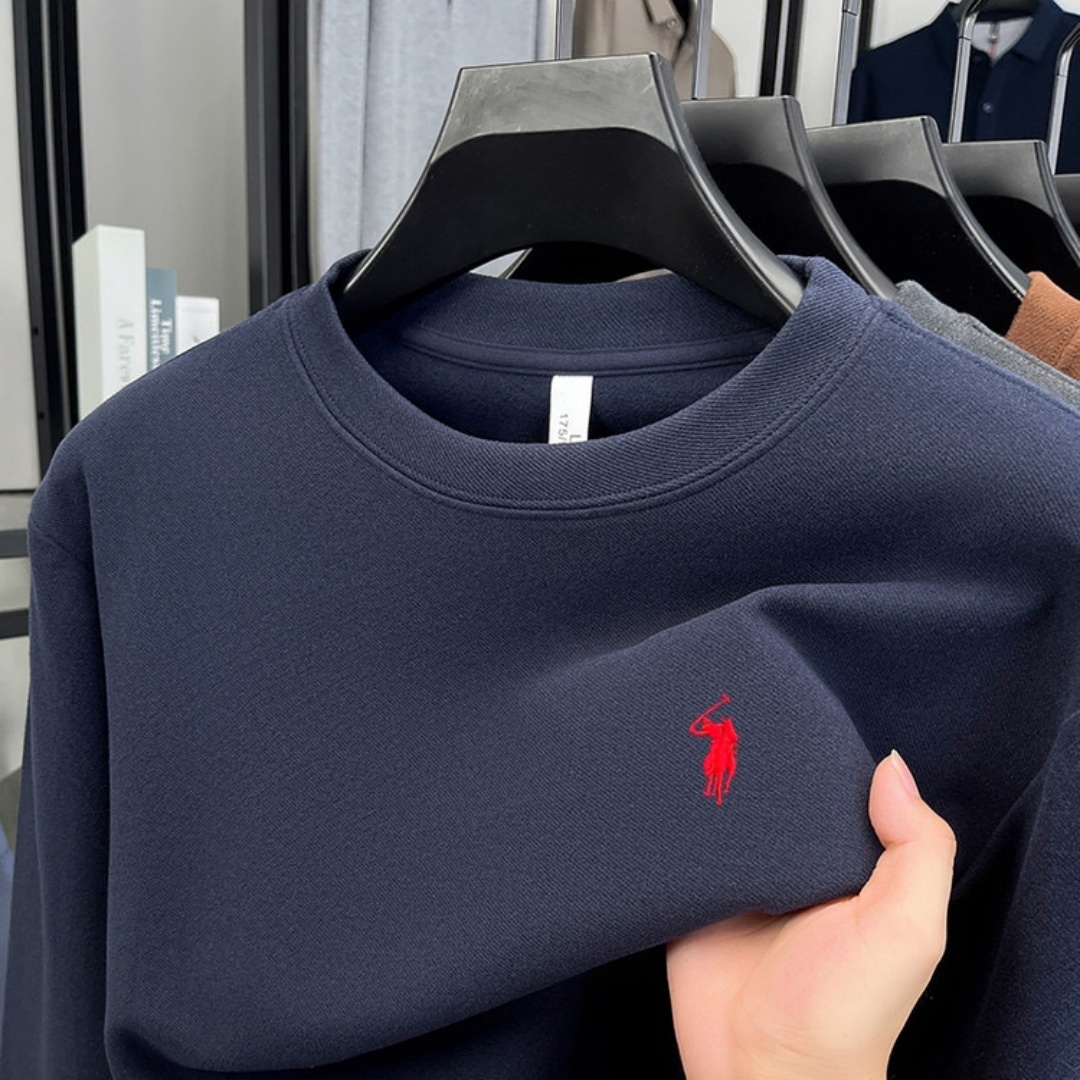 Men'S Fashion Brand - Polo a maniche lunghe da uomo