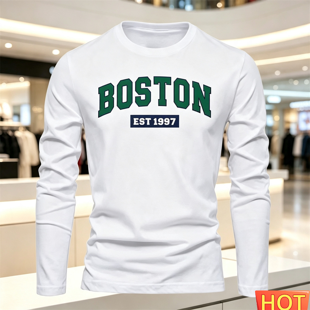 Mens Fashion Ideas - T-shirt a maniche lunghe da uomo