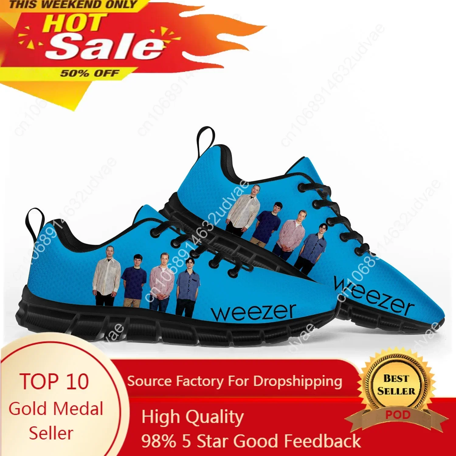 Casual Sneakers Men - Scarpe Sportive Weezer Sneakers da Uomo