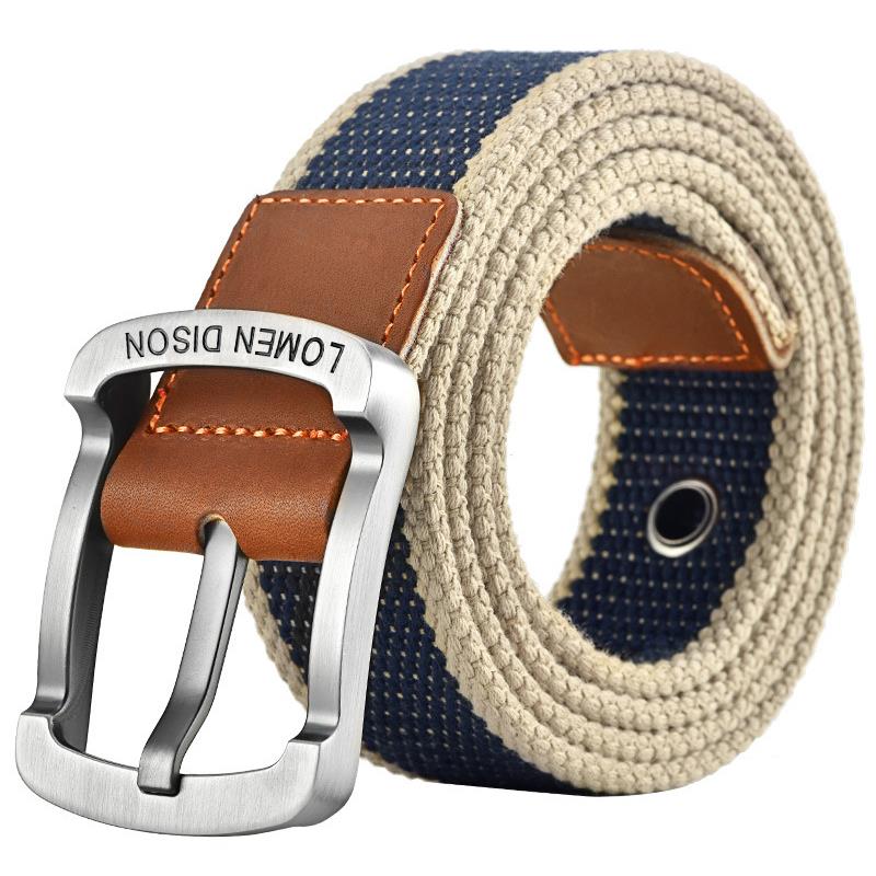Belt Mens Fashion - Cintura in nylon rinforzato, cintura in