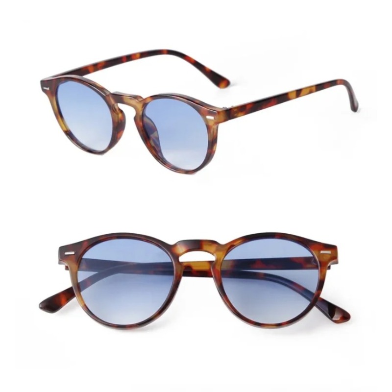 Men'S Fashion Round Glasses - Occhiali da Sole Rotondi Vintage alla