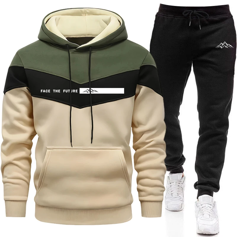 Men'S Fashion Clothing - Tuta da uomo alla moda, felpa