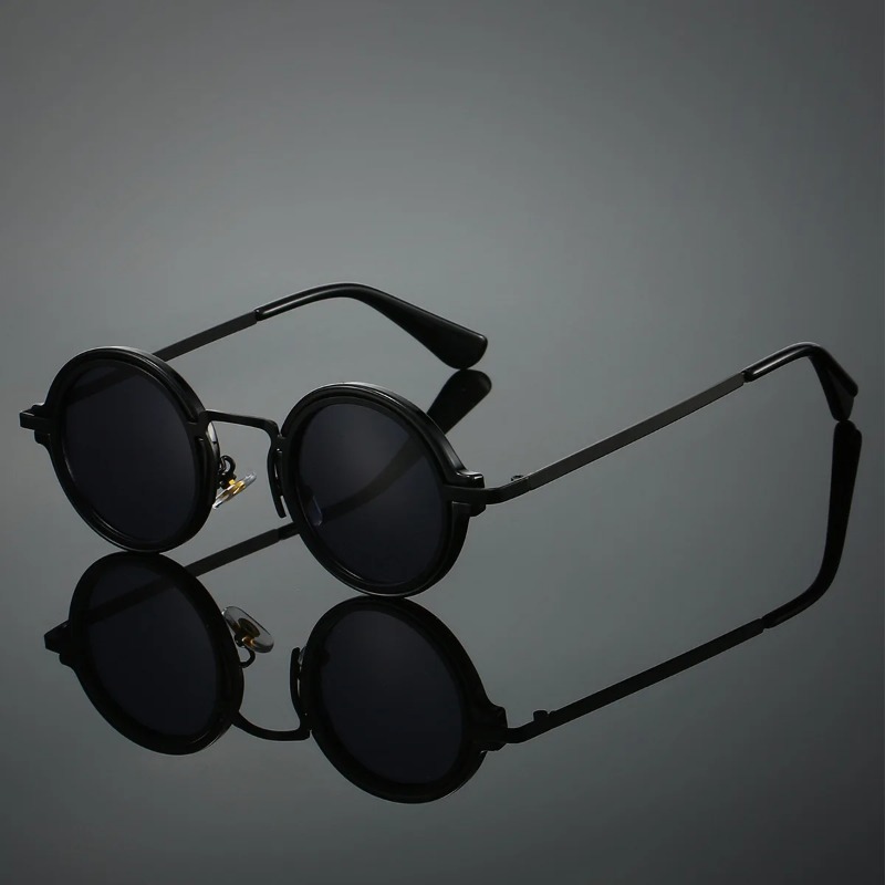 Men'S Fashion Round Glasses - Nuovi occhiali da sole retrò con