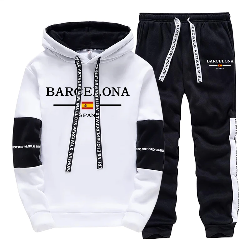 Men'S Fashion Clothing - Tuta da Uomo alla Moda, Felpa