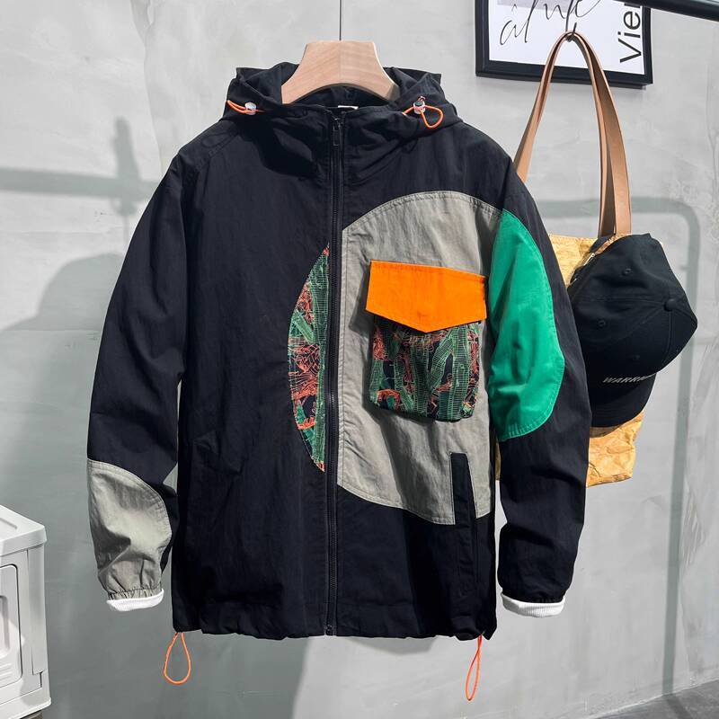 Giacca da uomo con cappuccio a - Mens Fashion Bomber Jacket recensione e prezzo