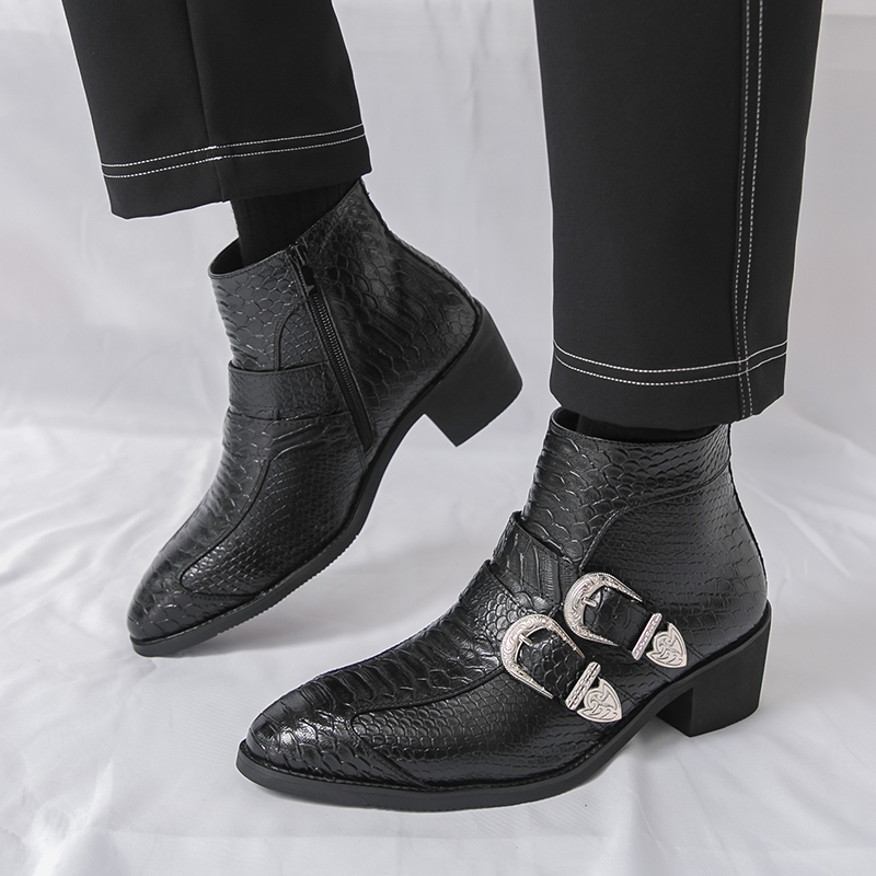 Stivali alti da uomo Stivali d - Belt Mens Fashion recensione e prezzo