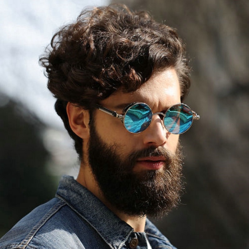 Occhiali da Sole Steampunk in  - Men'S Fashion Round Glasses recensione e prezzo