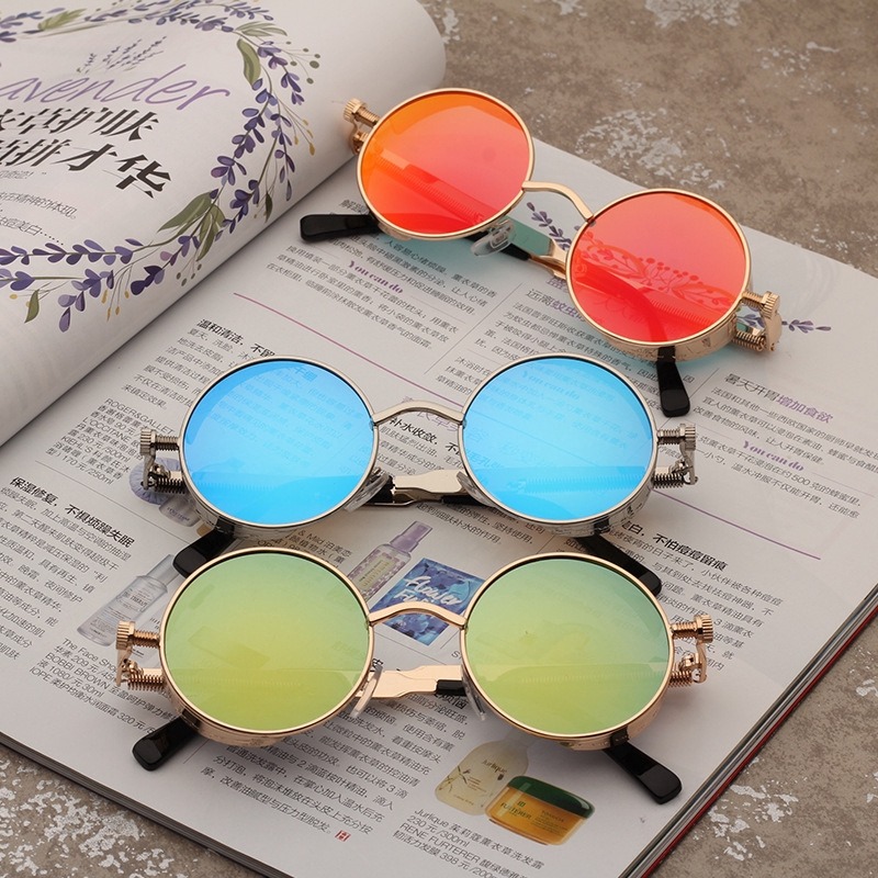 Occhiali da Sole Steampunk in  - Men'S Fashion Round Glasses recensione e prezzo