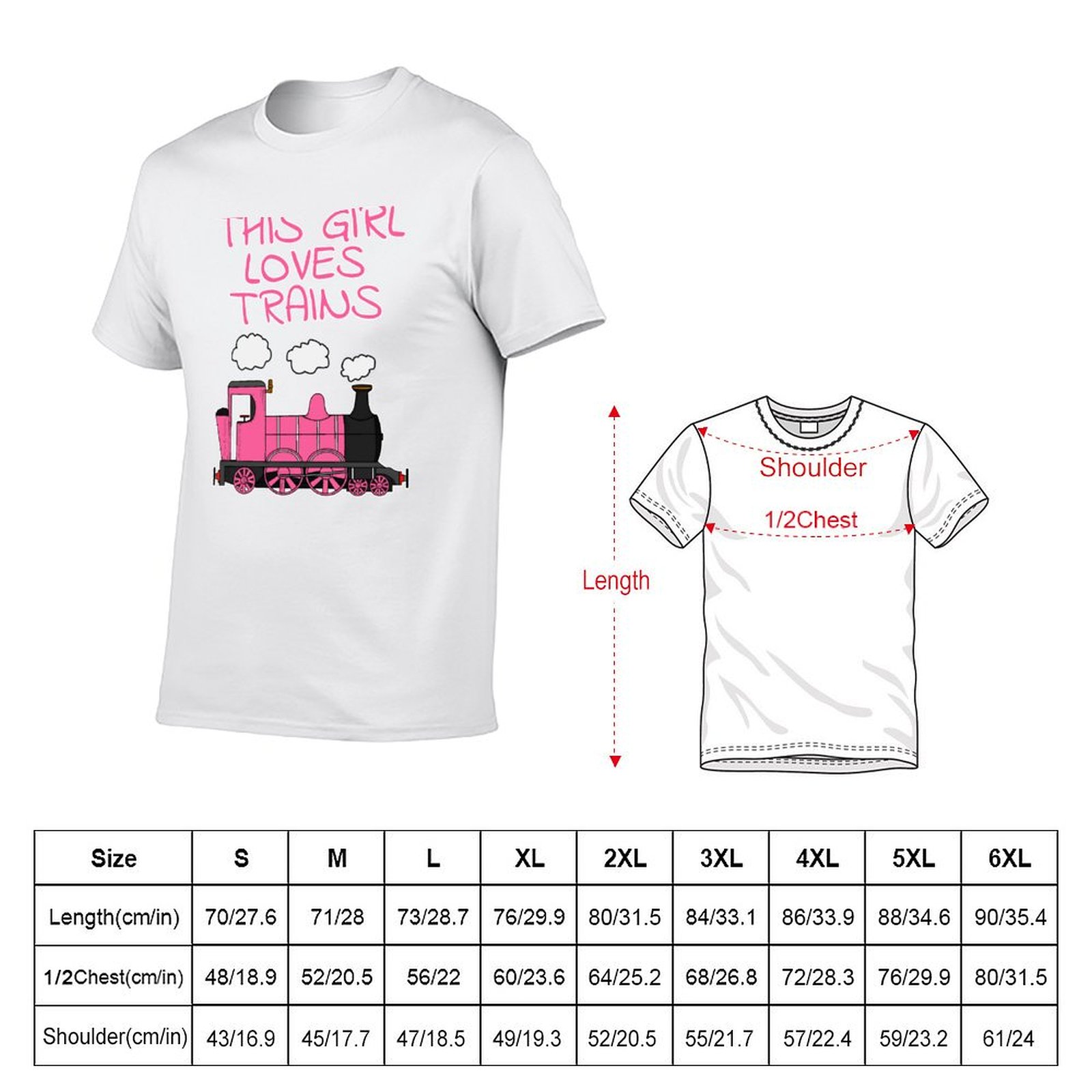 Questa ragazza adora i treni,  - Men'S Fashion Pink Shirt recensione e prezzo