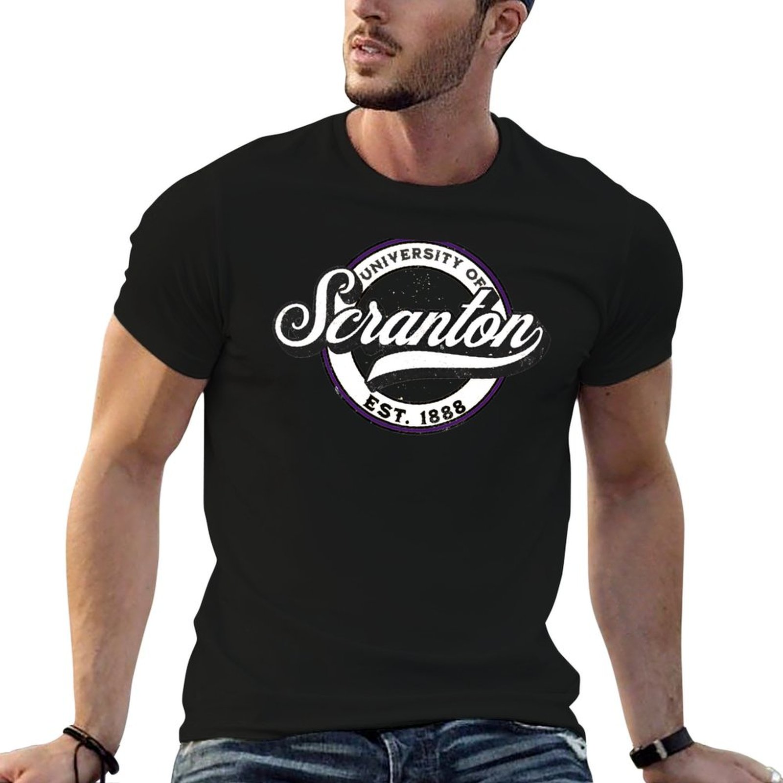 T-shirt dell'Università di Scr - Men'S Fashion University recensione e prezzo