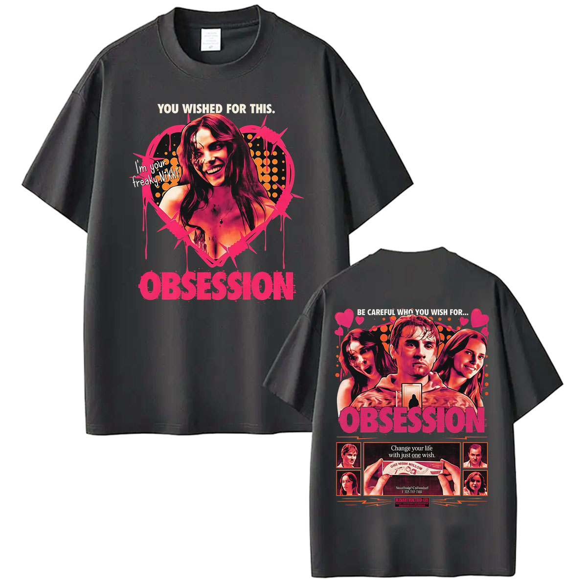 T-shirt One Wish Willow Obsess - Men'S Fashion Pink Shirt recensione e prezzo