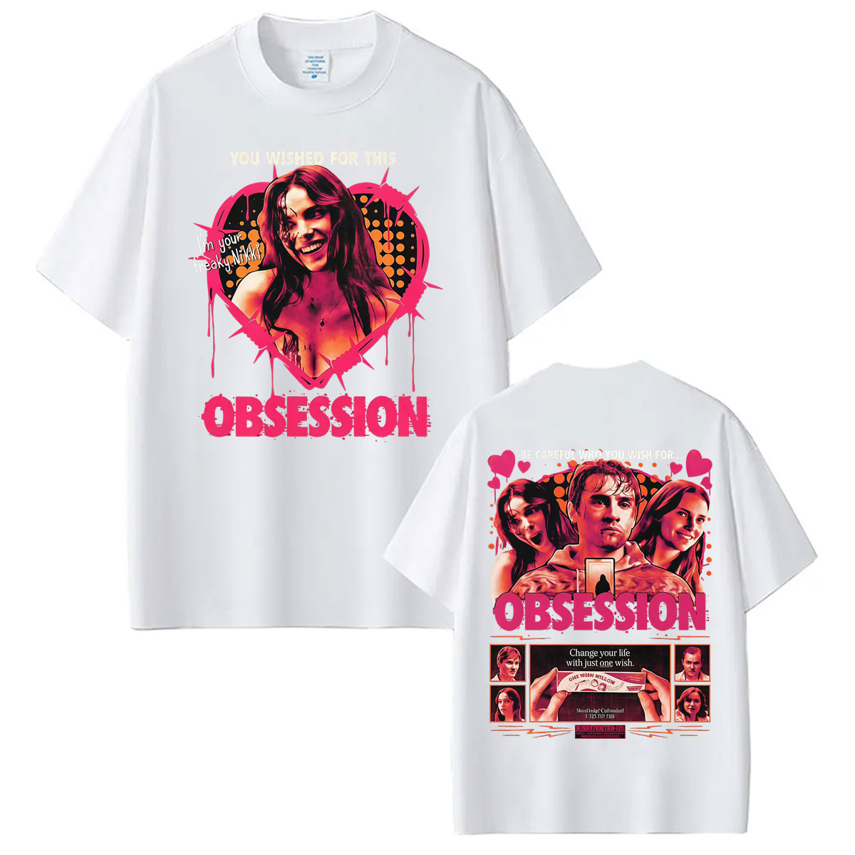 T-shirt One Wish Willow Obsess - Men'S Fashion Pink Shirt recensione e prezzo