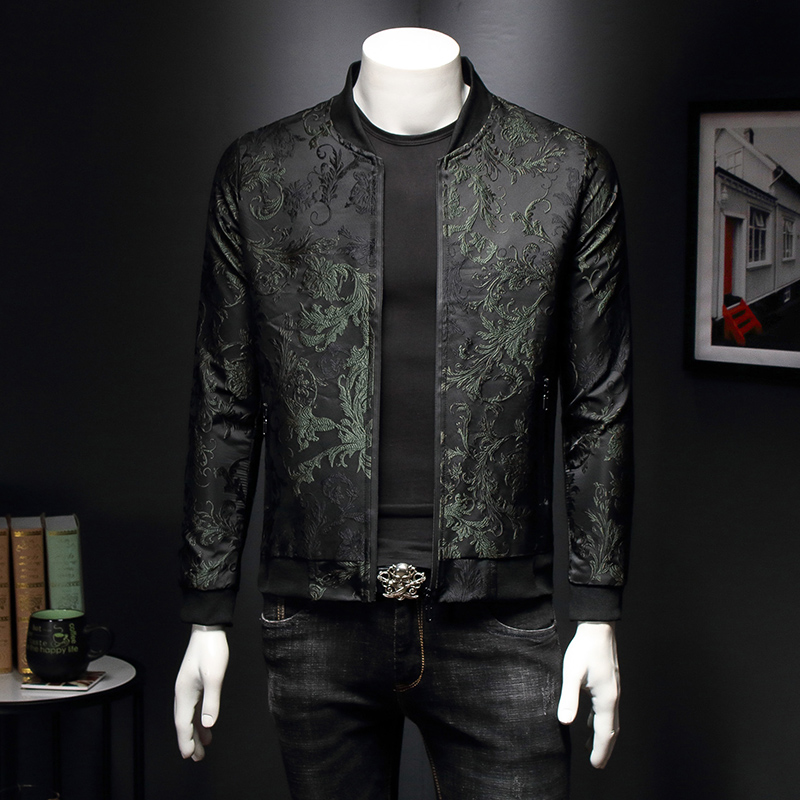 Giacca floreale con motivo pai - Mens Fashion Bomber Jacket recensione e prezzo