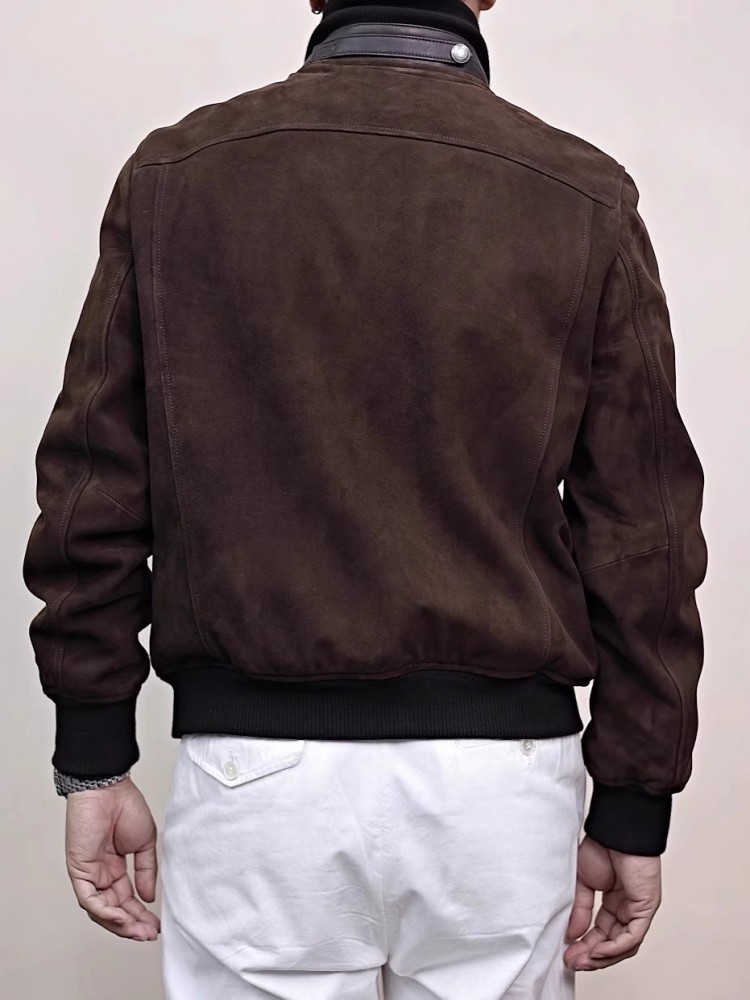 Giacca da uomo in vera pelle c - Mens Fashion Bomber Jacket recensione e prezzo